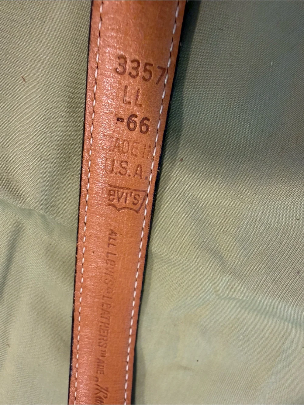 Levi’s country western casual leather belt set of 2 brown & blue gray